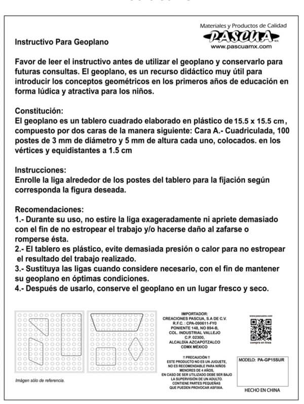 Geoplano Instruccion De Uso