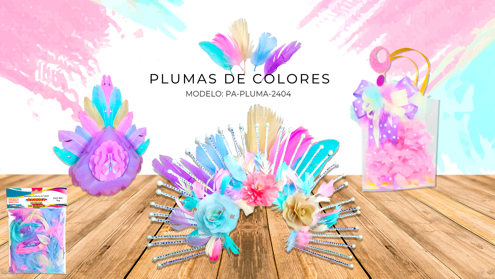 Plumas De Ave Banner Nuevo